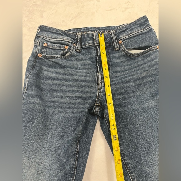 American Eagle Men’s Airflex+ Skinny Jeans Blue Wash 26x28 - Picture 8 of 10